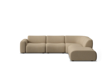 Osier 6 Seat Corner Modular with Ottoman