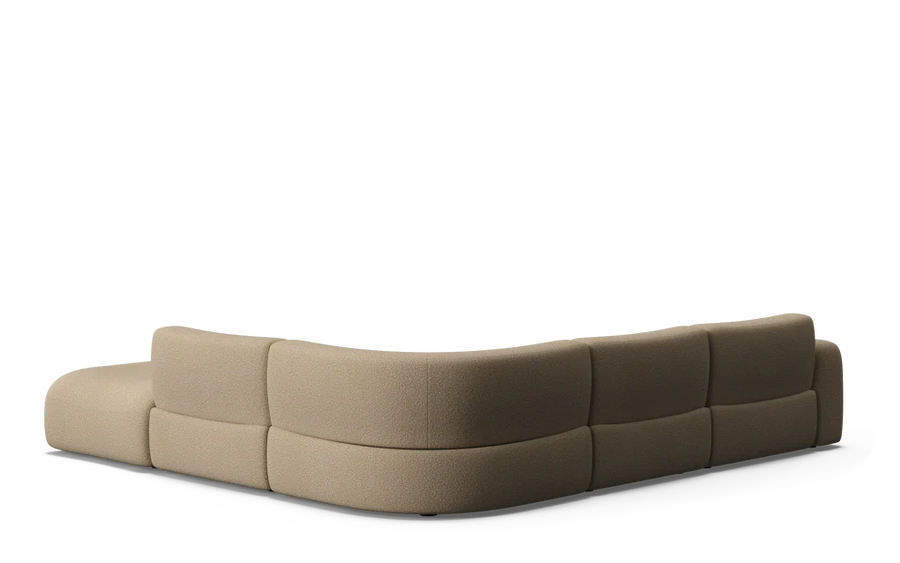 Osier 6 Seat Corner Modular with Ottoman