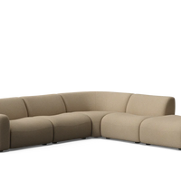 Osier 6 Seat Corner Modular with Ottoman