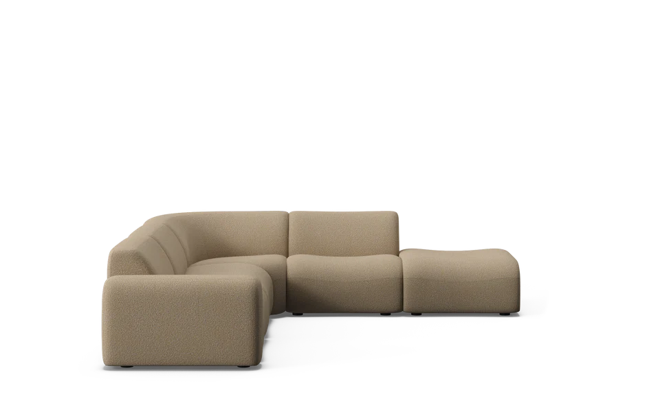 Osier 6 Seat Corner Modular with Ottoman