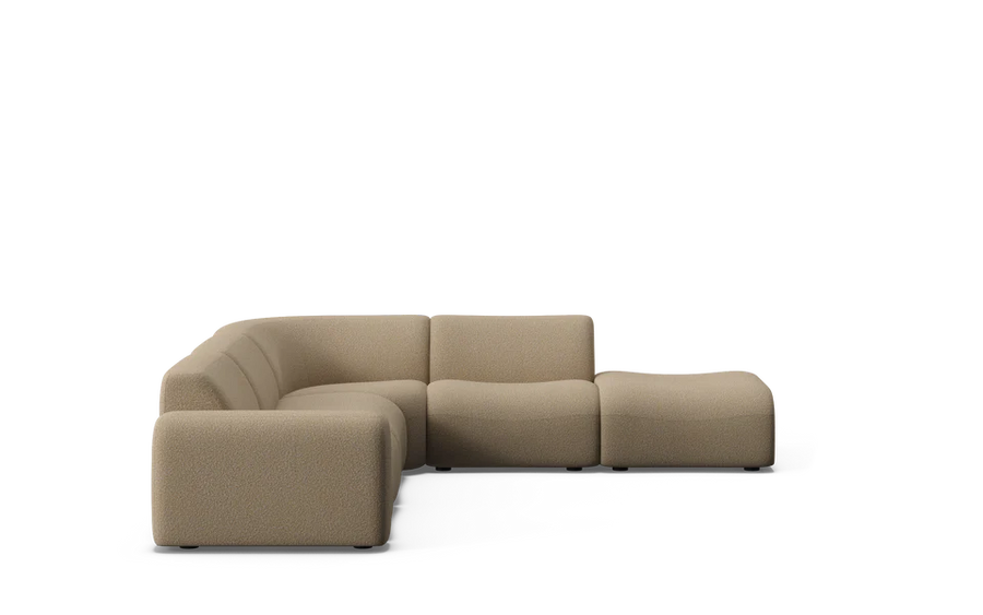Osier 6 Seat Corner Modular with Ottoman