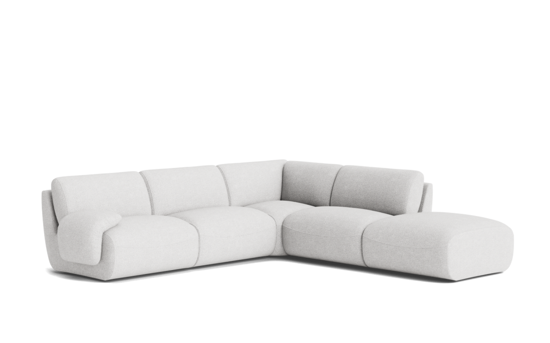 Willow 6 Seat Corner Modular with Ottoman