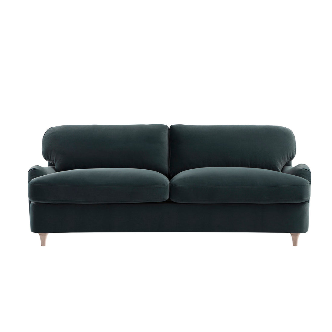 Daphnis Aegean Blue Velvet Sofa Large 3-Seater
