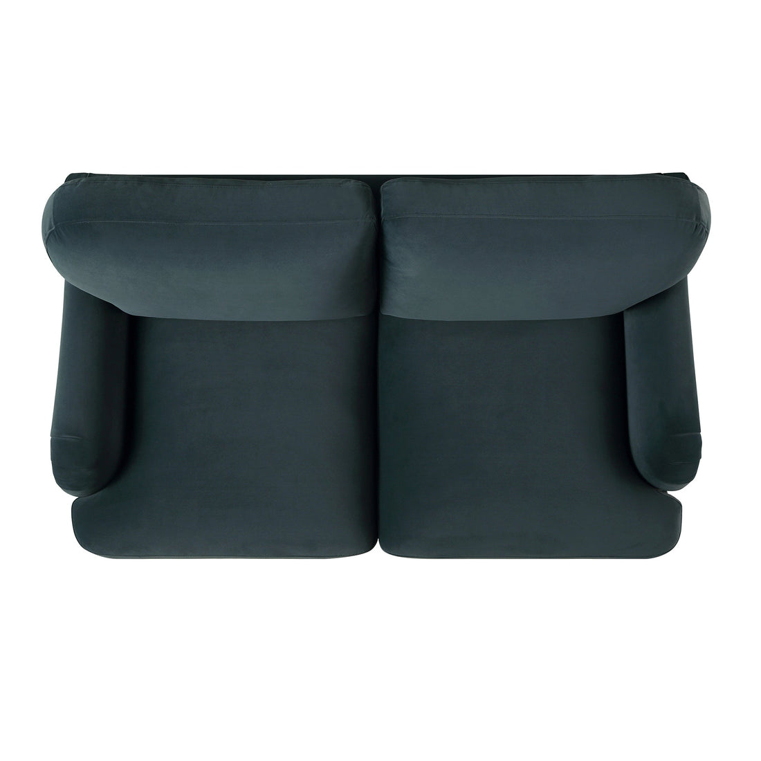 Daphnis Aegean Blue Velvet Sofa, 2-Seater