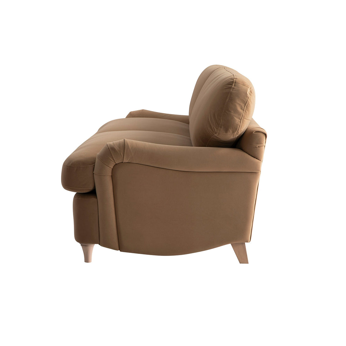 Daphnis Camel Velvet Sofa Bed Large 3-Seater