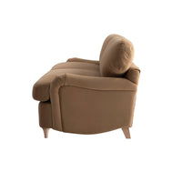 Daphnis Camel Velvet Sofa Bed Large 3-Seater