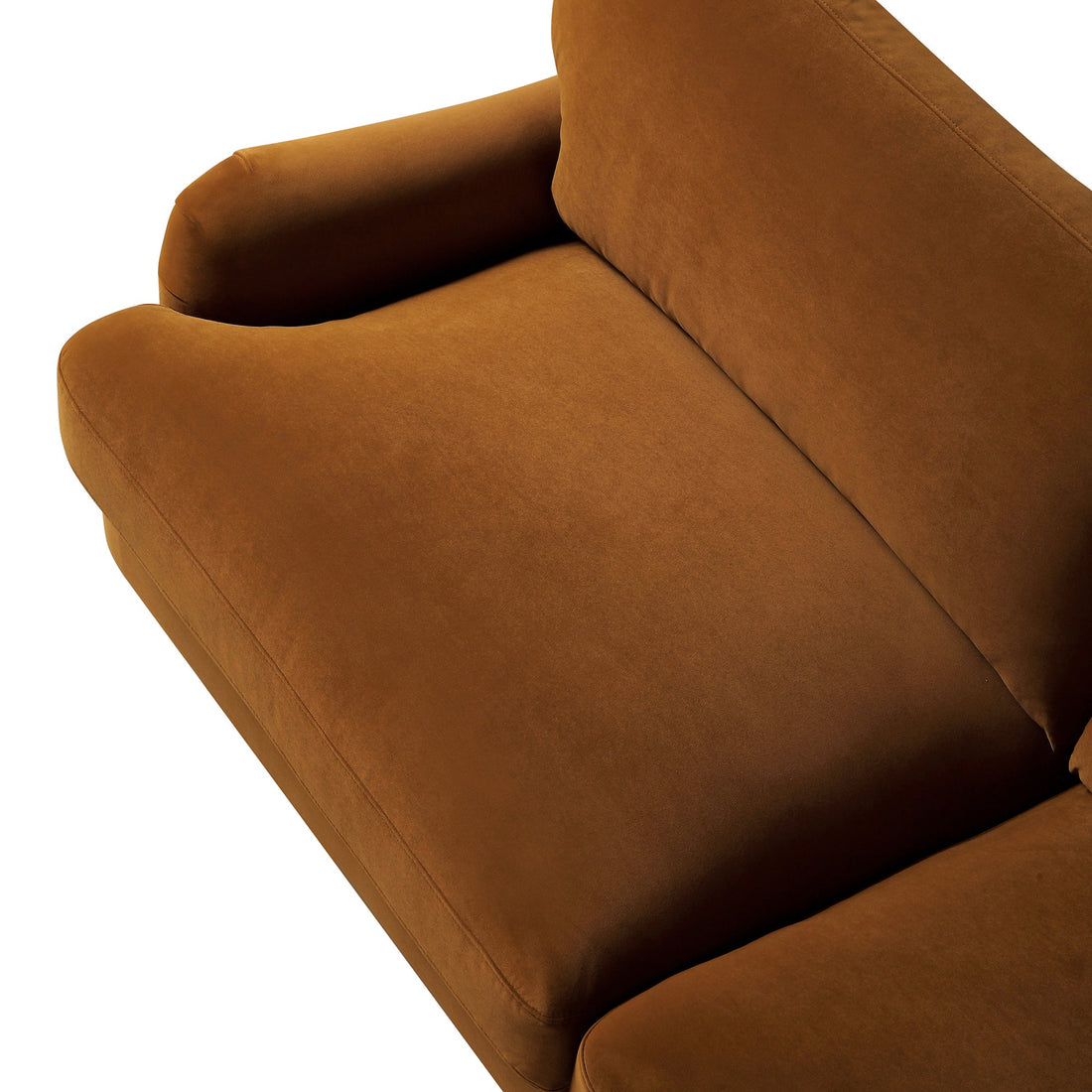 Daphnis Cinnamon Velvet Sofa 3-Seater