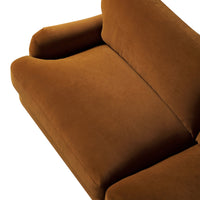 Daphnis Cinnamon Velvet Sofa 3-Seater