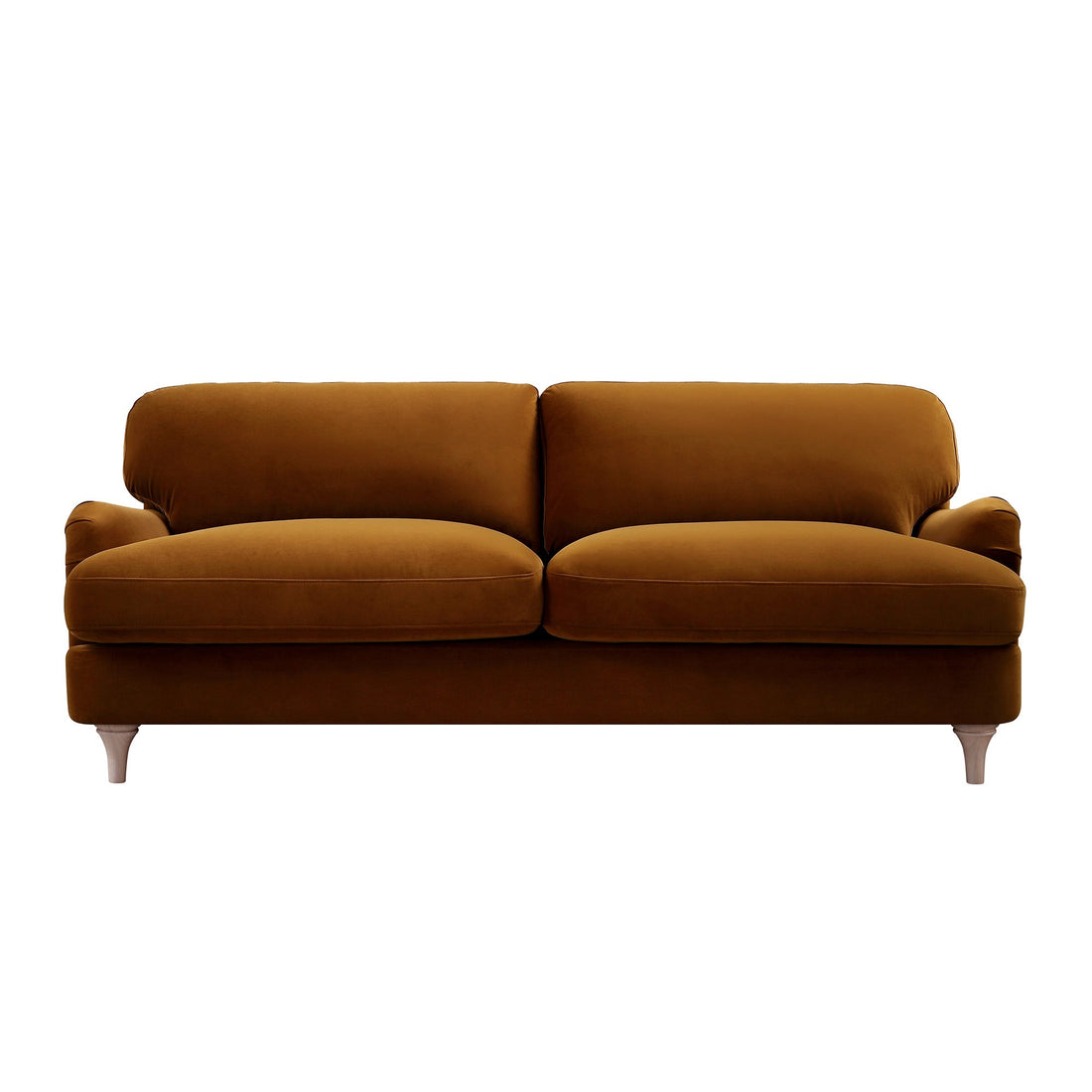 Daphnis Cinnamon Velvet Sofa 3-Seater