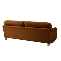 Daphnis Cinnamon Velvet Sofa 3-Seater
