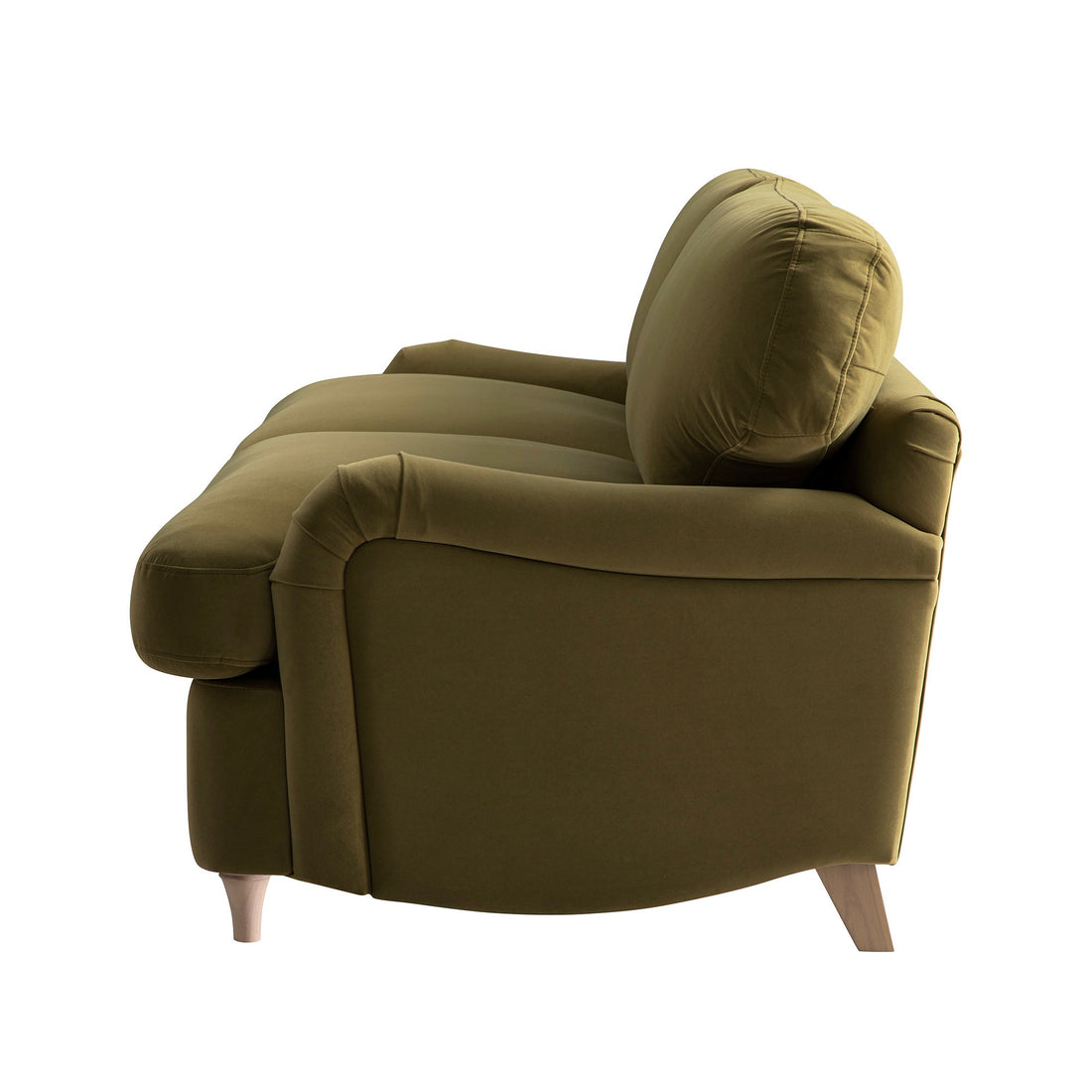 Daphnis Fudge Velvet Sofa Bed Large 3-Seater