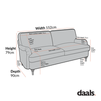 Daphnis Fudge Velvet Sofa, 2-Seater
