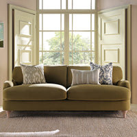 Daphnis Fudge Velvet Sofa 3-Seater
