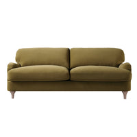 Daphnis Fudge Velvet Sofa 3-Seater