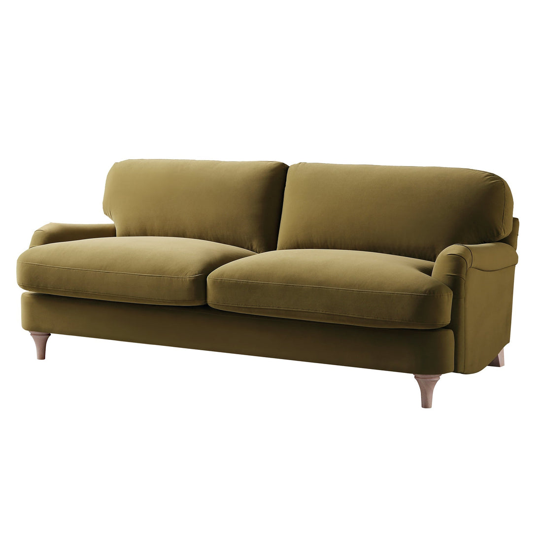 Daphnis Fudge Velvet Sofa 3-Seater