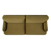 Daphnis Fudge Velvet Sofa 3-Seater