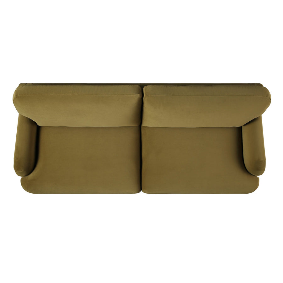 Daphnis Fudge Velvet Sofa 3-Seater