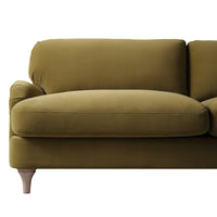 Daphnis Fudge Velvet Sofa 3-Seater
