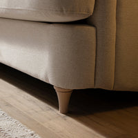 Daphnis Oatmeal Fabric Sofa Bed Large 3-Seater