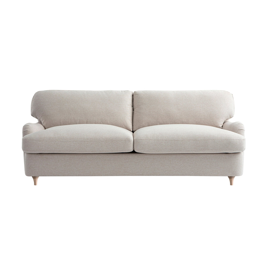 Daphnis Oatmeal Fabric Sofa Bed Large 3-Seater