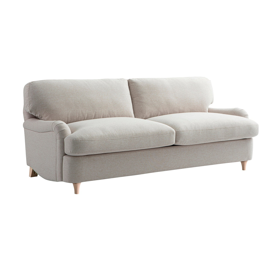 Daphnis Oatmeal Fabric Sofa Bed Large 3-Seater