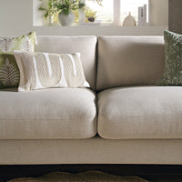 Daphnis Oatmeal Fabric Sofa 3-Seater