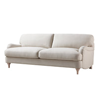 Daphnis Oatmeal Fabric Sofa 3-Seater