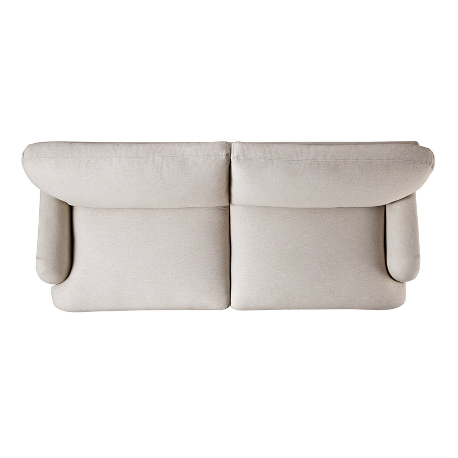 Daphnis Oatmeal Fabric Sofa 3-Seater