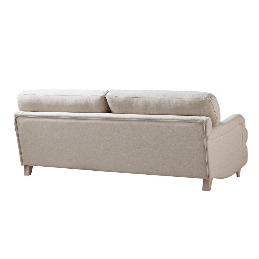 Daphnis Oatmeal Fabric Sofa 3-Seater