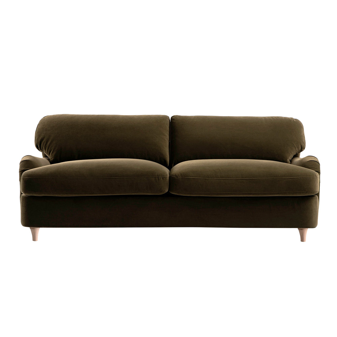 Daphnis Seaweed Velvet Sofa Bed Large 3-Seater