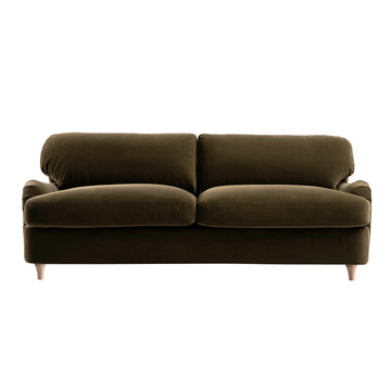 Daphnis Seaweed Velvet Sofa Bed Large 3-Seater