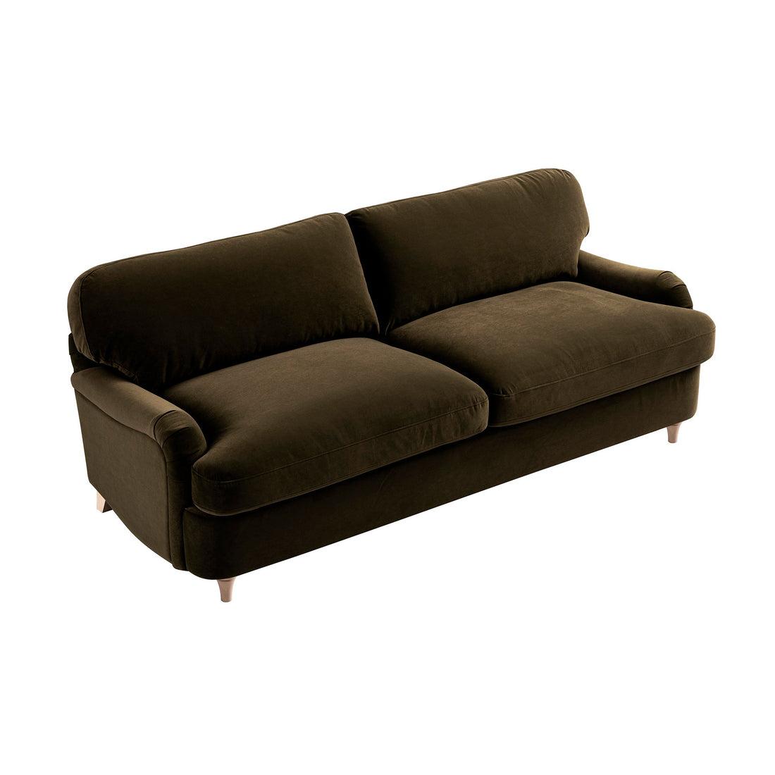 Daphnis Seaweed Velvet Sofa Bed Large 3-Seater