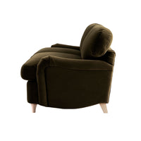 Daphnis Seaweed Velvet Sofa Bed Large 3-Seater