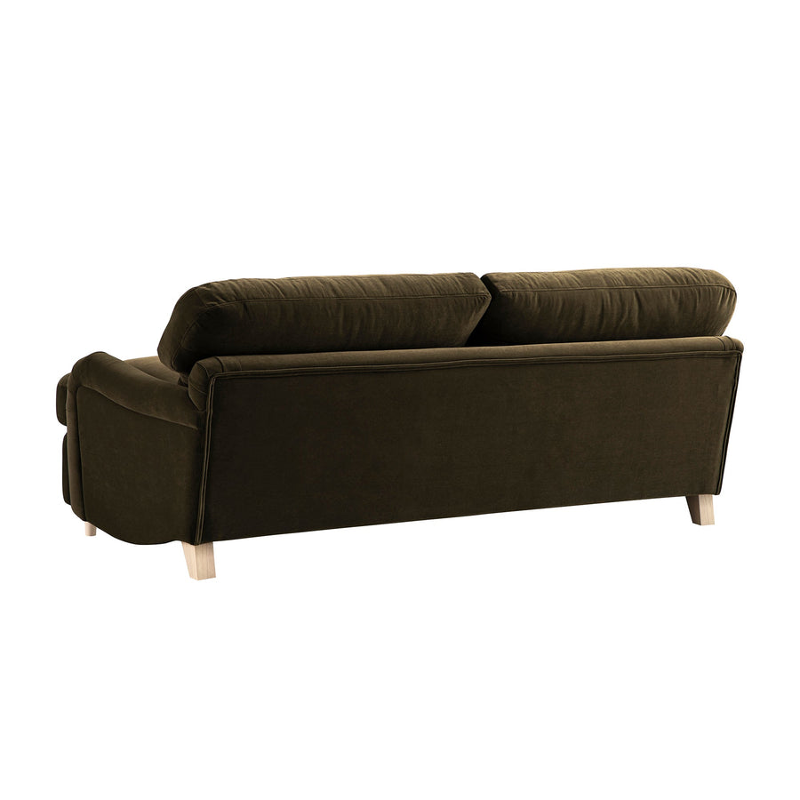 Daphnis Seaweed Velvet Sofa Bed Large 3-Seater