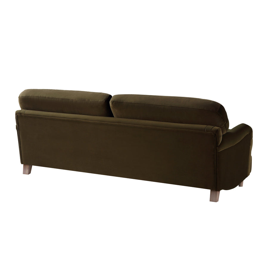Daphnis Seaweed Velvet Sofa 3-Seater