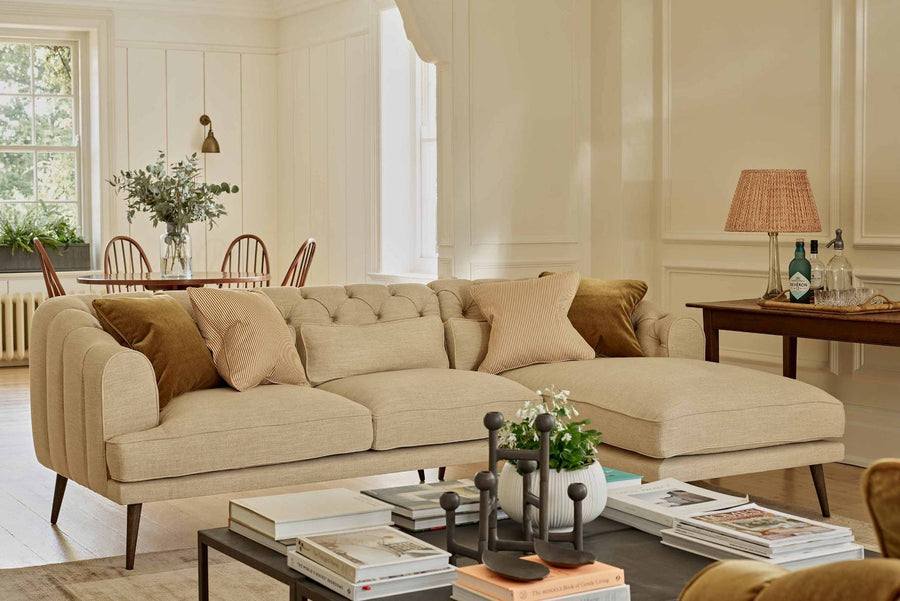 Earl Grey Corner Sofa with Chaise