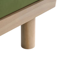 Timber Fern Green Velvet Sofa, Large 3-Seater Chaise Sofa Right Hand Facing