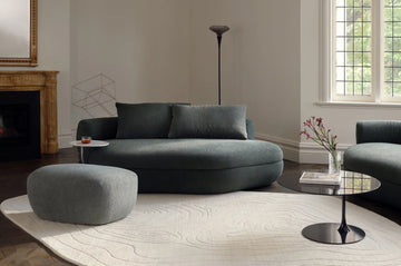 Aura Sofa with Large Back Cushions, Bolsters and Storage
