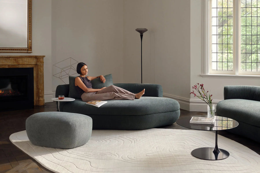 Aura Sofa with Large Back Cushions, Bolsters and Storage