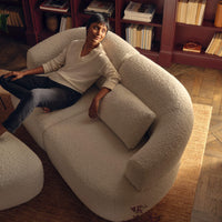 Aura 2 Seater Modular Sofa with Aura Ottoman