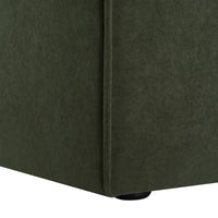 Brooklyn Pouffe - Dark Olive