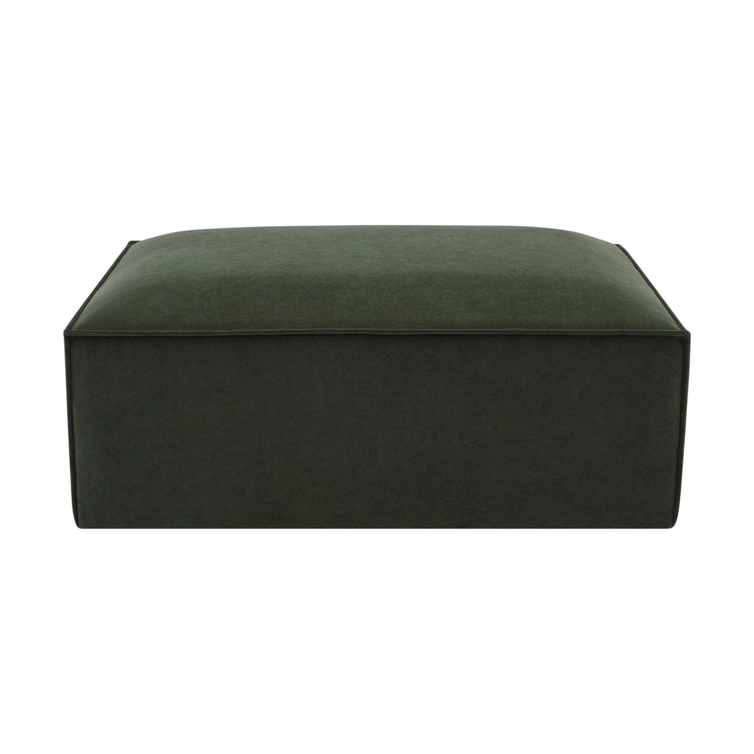 Brooklyn Pouffe - Dark Olive
