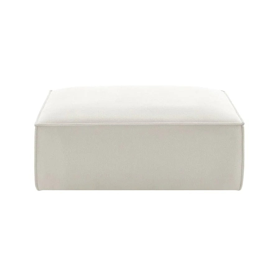 Brooklyn Pouffe - Ivory