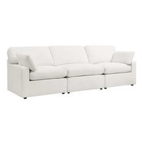 Cairo Feather 3 Seater Sofa - Vanilla