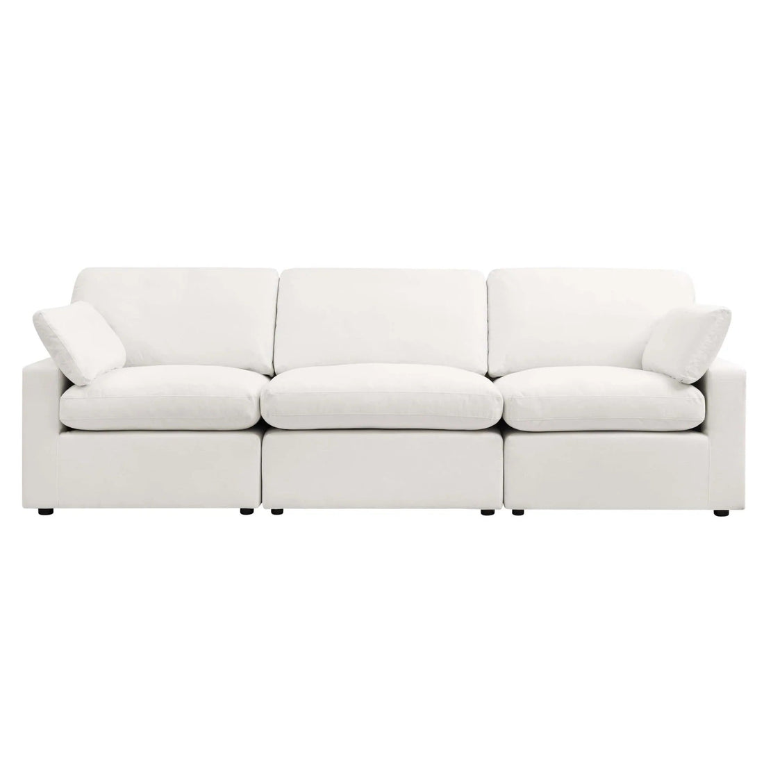 Cairo Feather 3 Seater Sofa - Vanilla