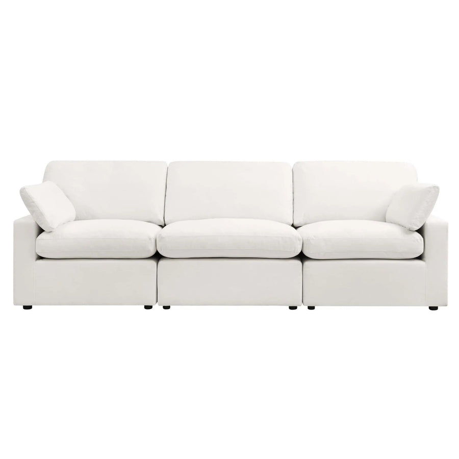 Cairo Feather 3 Seater Sofa - Vanilla