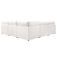 Cairo Feather Left Hand Corner Sofa - Vanilla