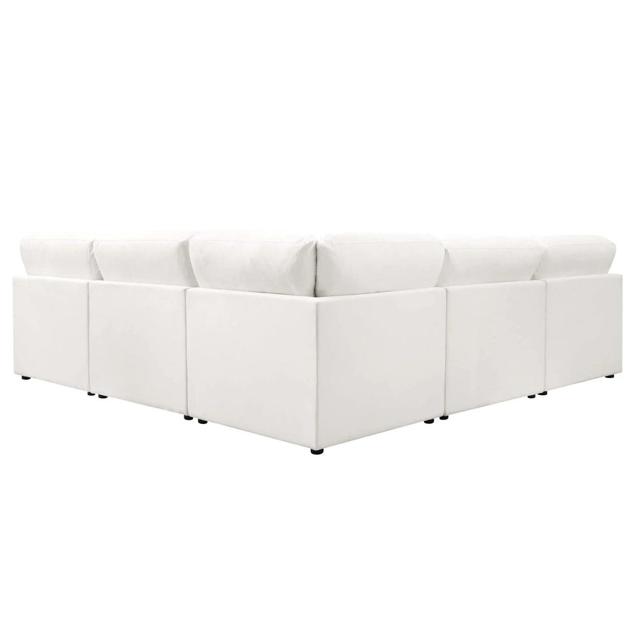Cairo Feather Left Hand Corner Sofa - Vanilla