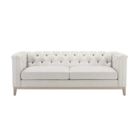 Chesterfield 3 Seater Sofa - Natural Stripe