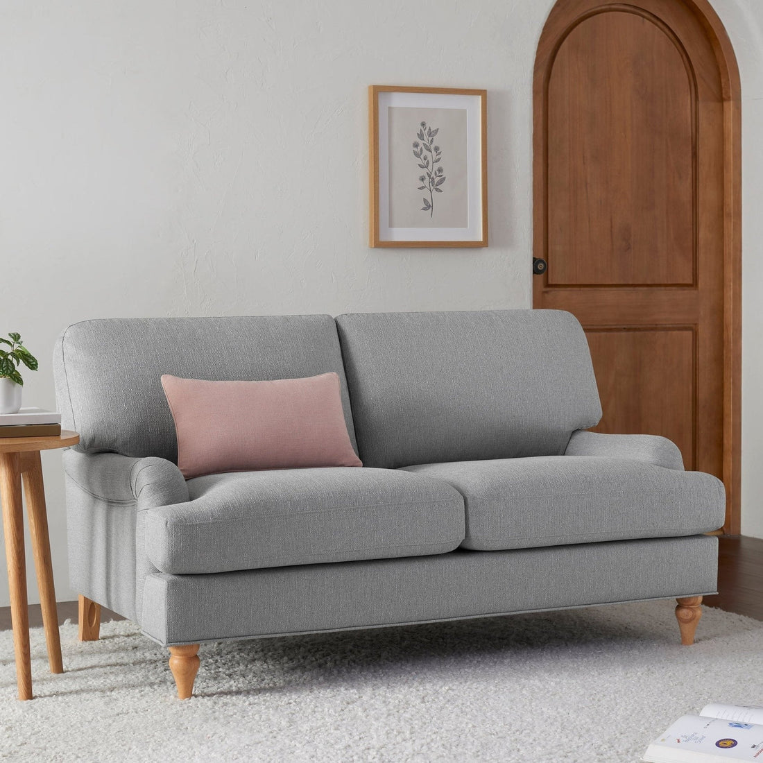 Hampshire 2 Seater Sofa - Mid Grey